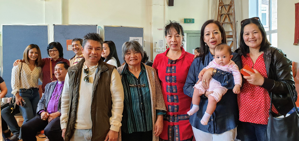 The visitors joined the congregation and local Filipino community members at St Luke's Church in Enmore on Sunday 15 September. The service was followed by Pot-Luck lunch and everyone enjoyed the display of traditional dancing accompanied by the playing of gongs.