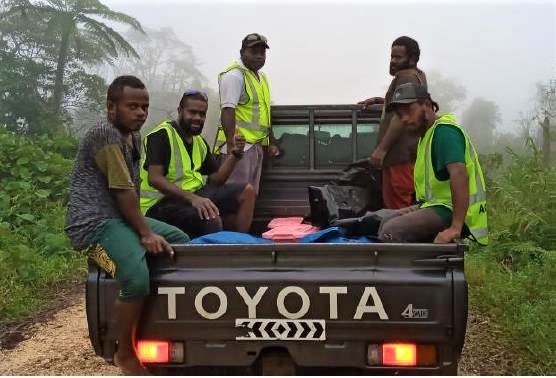 ACOM Vanuatu assessment team dispatched after Cyclone Harold. © ACOM Vanuatu.