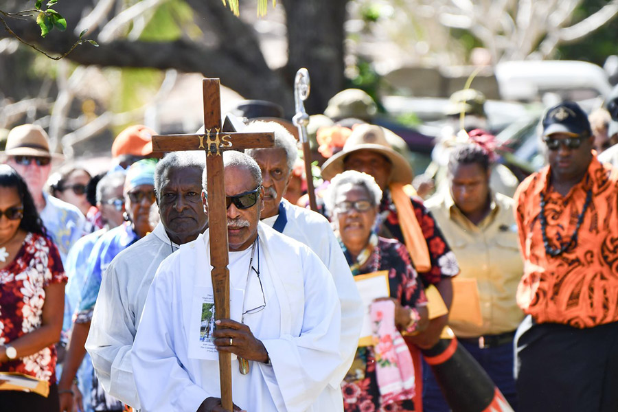 Procession for the Coming of the Light in the Torres Strait ©Diocese of North Queensland