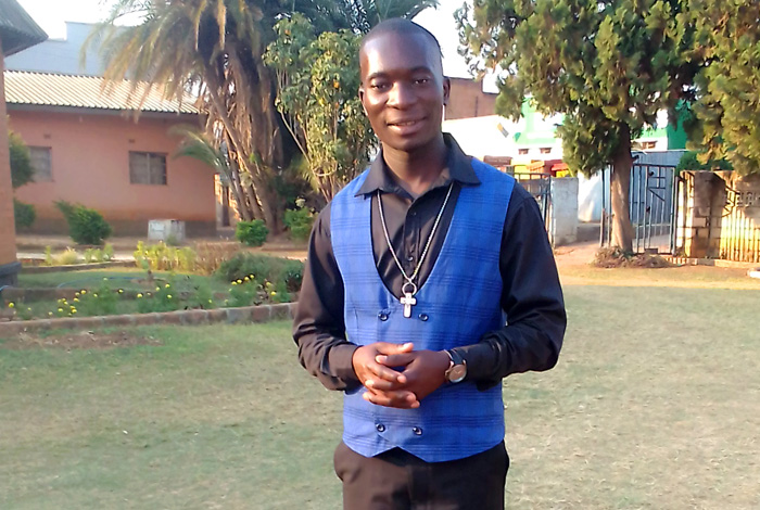 Cacious Banda, student at St John’s Anglican Seminary, Zambia ©St John’s Seminary