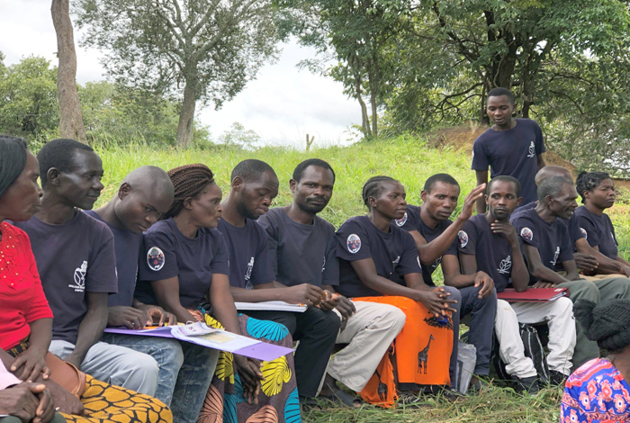This gender action group in Zambia is ready to end family violence in their community ©Julianne Stewart, AID
