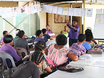 A class at the Anglicare Literacy Centre in Port Moresby ©Anglicare PNG
