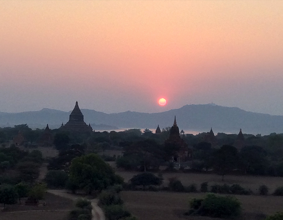 Sunrise over Myanmar ©Tony Naake
