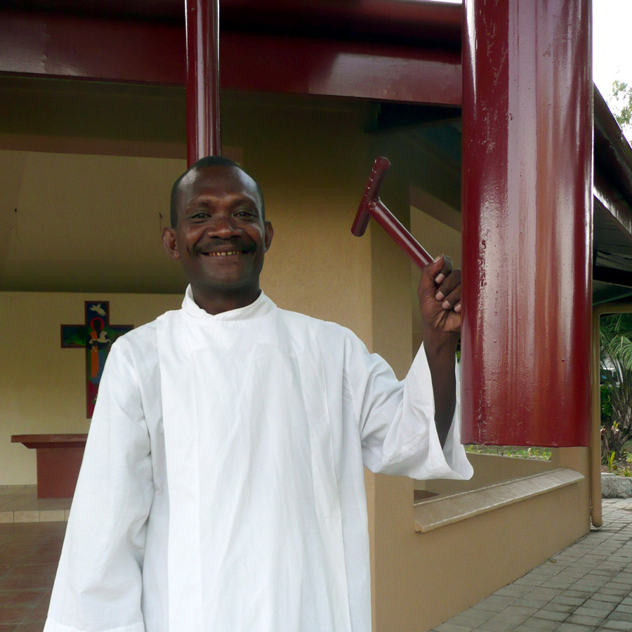 Fr Reginald Mekele was an ABM Encounter Visitor in 2002. He is now Bishop of New Guinea Islands ©Anglican Church of Papua New Guinea