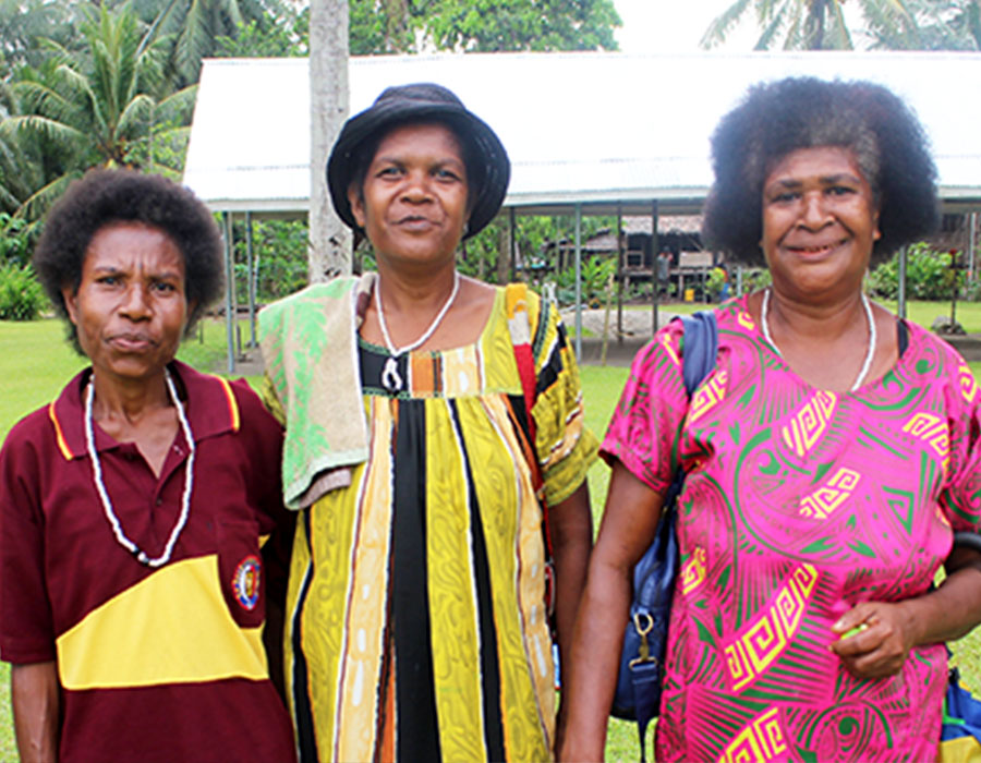 Women from Sorovi community in Popondetta, where an Adult Literacy class was launched in 2017