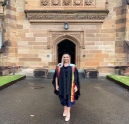 Former Gawura student, Rachel, now working for Aboriginal Legal Service, came to speak to the current students recently ©St Andrews Cathedral School