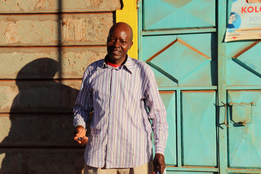 Benjamin Muli Malawa, Chairperson of Kyumbuke CBO ©ADSE