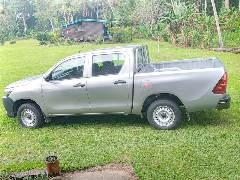 The new Newton College vehicle. ©Fr Giles Motisi, Newton Theological College