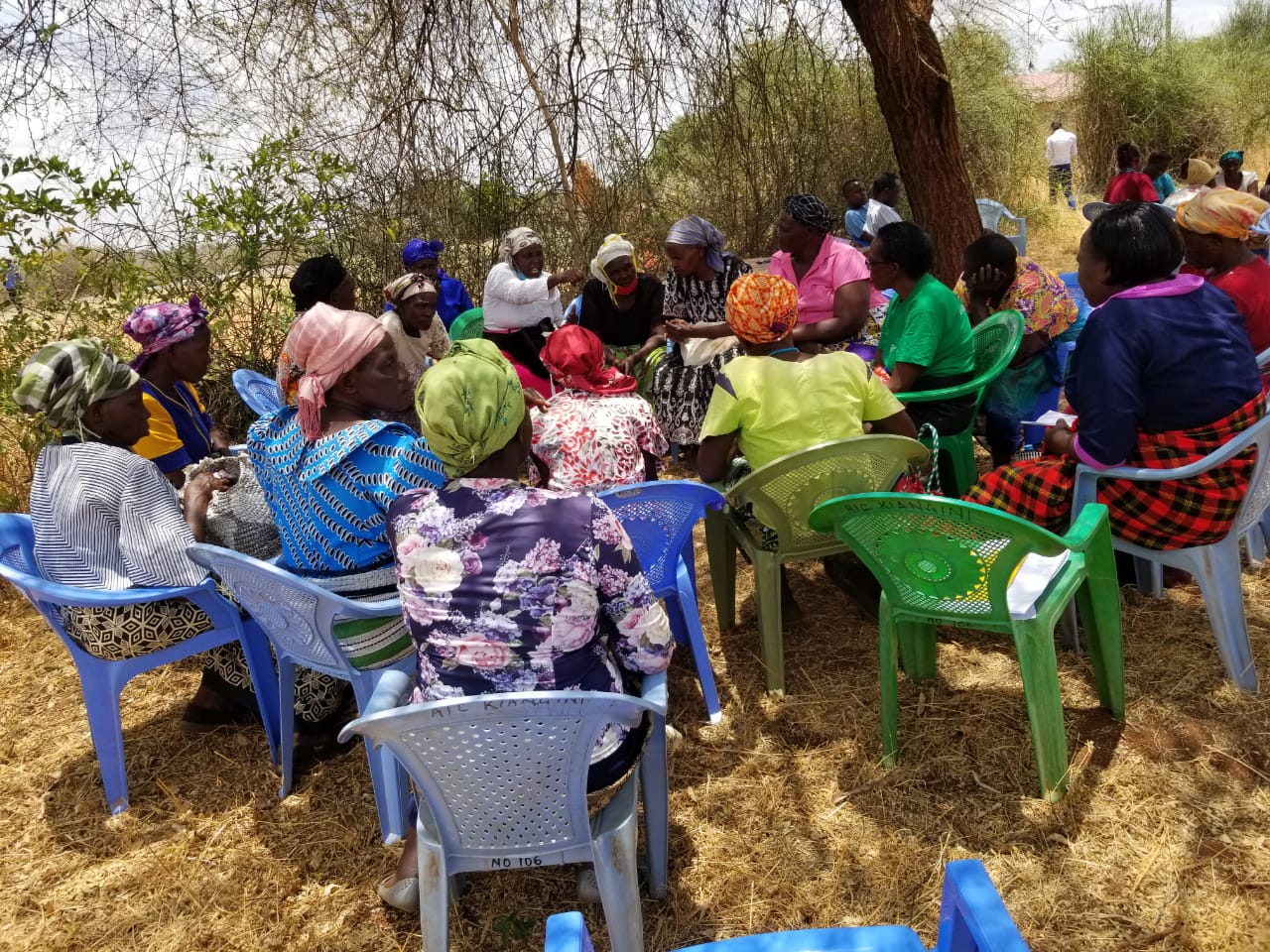 A women-only focus group discussion in Kiangini. © ADSE. Used with permission.