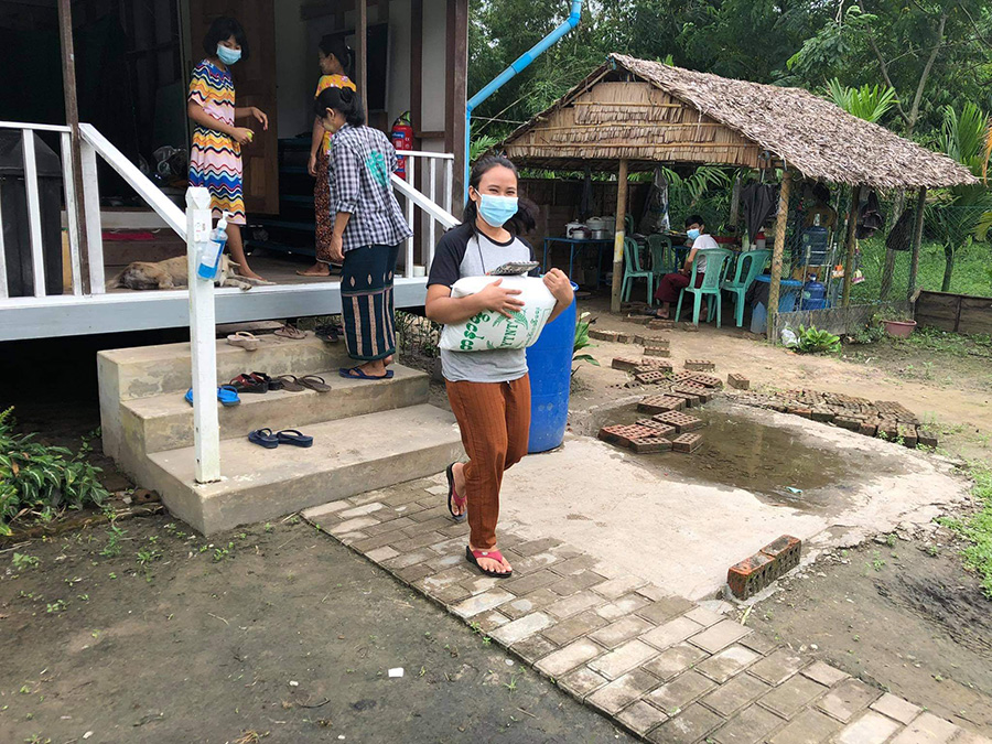 Myanmar, CPM COVID-19 relief project, Oct 2021