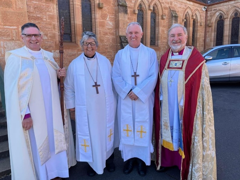 Gloria was commissioned as Companion of the Company of the Good Shepherd in Dubbo. © Gloria Shipp. Used with permission.