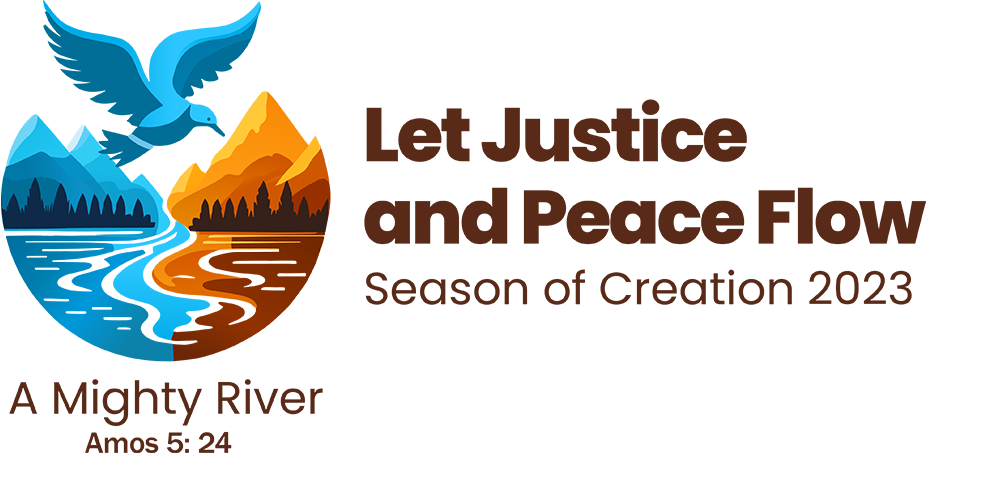 Let Justice and Peace Flow Logo
