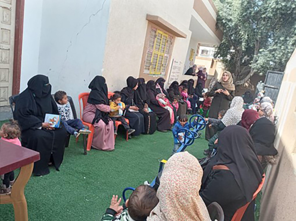 Advanced workshop on nutrition and breastfeeding for Gazan women. © Alhi Hospital, Gaza. Used with permission.