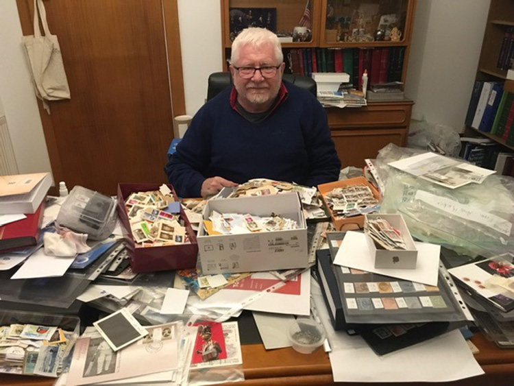 Rev Norm Hart, Wangaratta Dio, with stamps.