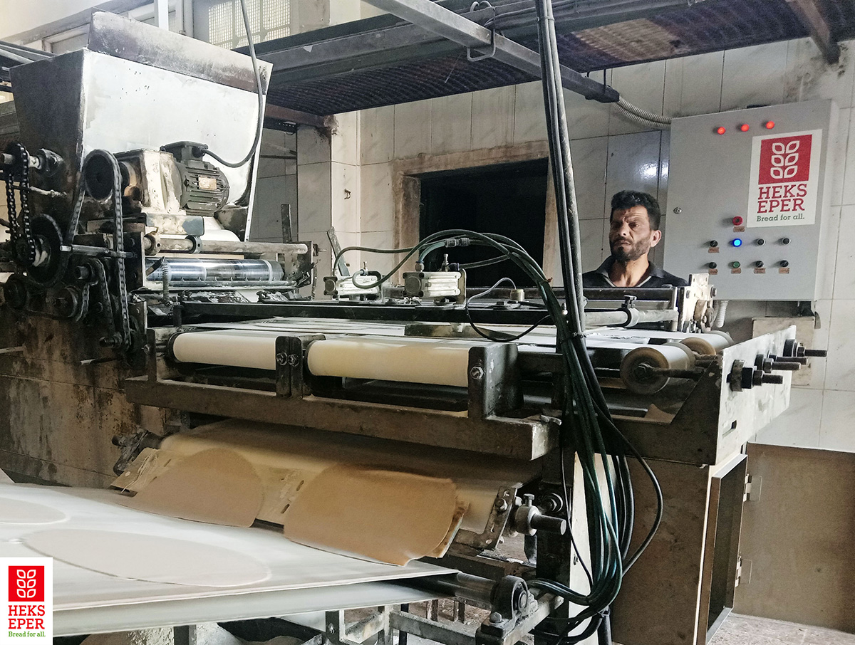 This bakery provides subsidised bread to families in Kafr Hamra affected by the earthquakes. © HEKS/EPER/ACT Alliance. Used with permission.