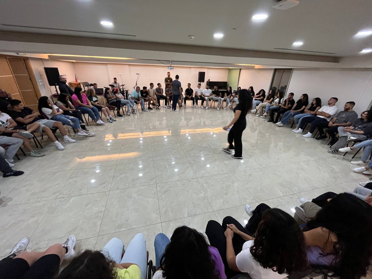 One of the youth training sessions. © Diocese of Jerusalem. Used with permission.