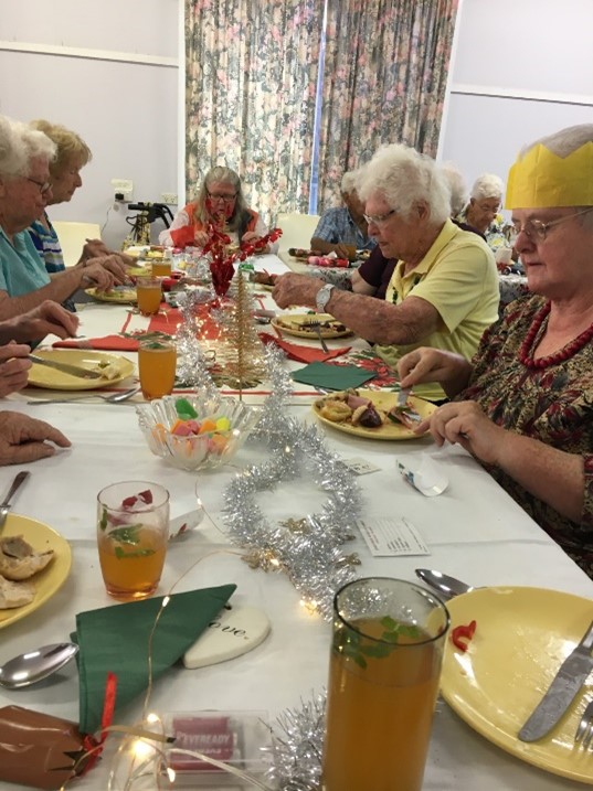 Elders Group enjoying their Christmas Party 2022. © The Rev’d Gloria Shipp. Used with permission.