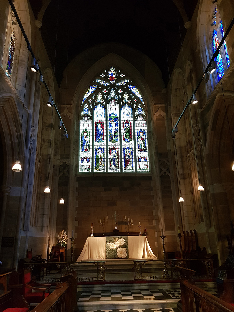 Inside the Hobart Cathedral © G Foster
