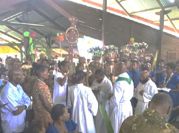 Part of the graduation ceremonies 2023 © Newton Theological College. Used with permission.