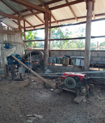 This mini rice mill in Poe Paw Lay village in Myanmar has improved livelihoods for the local people. © Green Pastures Group, Myanmar. Used with permission.