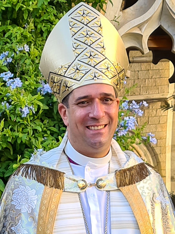 Archbishop Hosam: The Most Rev’d Hosam Naoum, Anglican Archbishop in Jerusalem © Diocese of Jerusalem, used with permission.