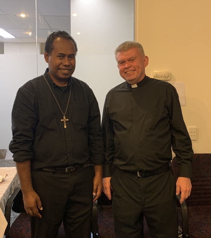 Rev Nelson Bako and the Rev Dr John Deane © ABM/AID 2024