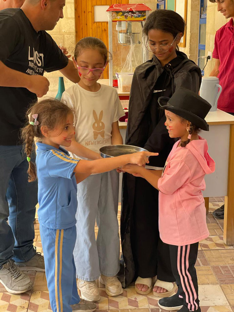 Dressing up is fun! Students get into character at Holy Land Institute for the Deaf. © HLID. Used with permission.