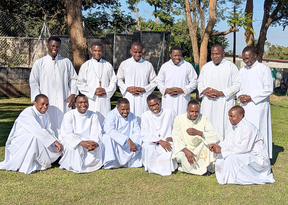 The future clergy of the Anglican Church in Zambia. These students are studying at St John’s Anglican Seminary in Kitwe, Zambia. © St John’s Anglican Seminary, used with permission.