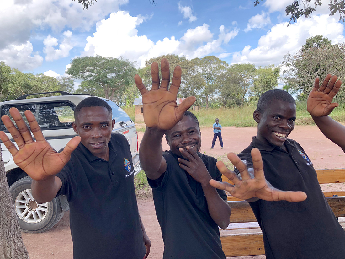 These Gender Action Group members are serious about ending Gender-based Violence. © Julianne Stewart/ABM.
