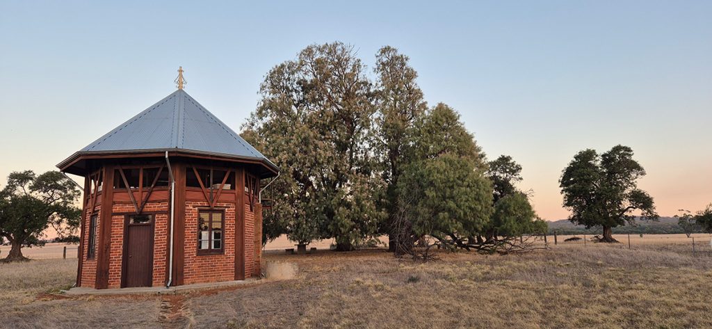 The apiary at the New Norcia Monastery © ABM/Steve Daughtry.