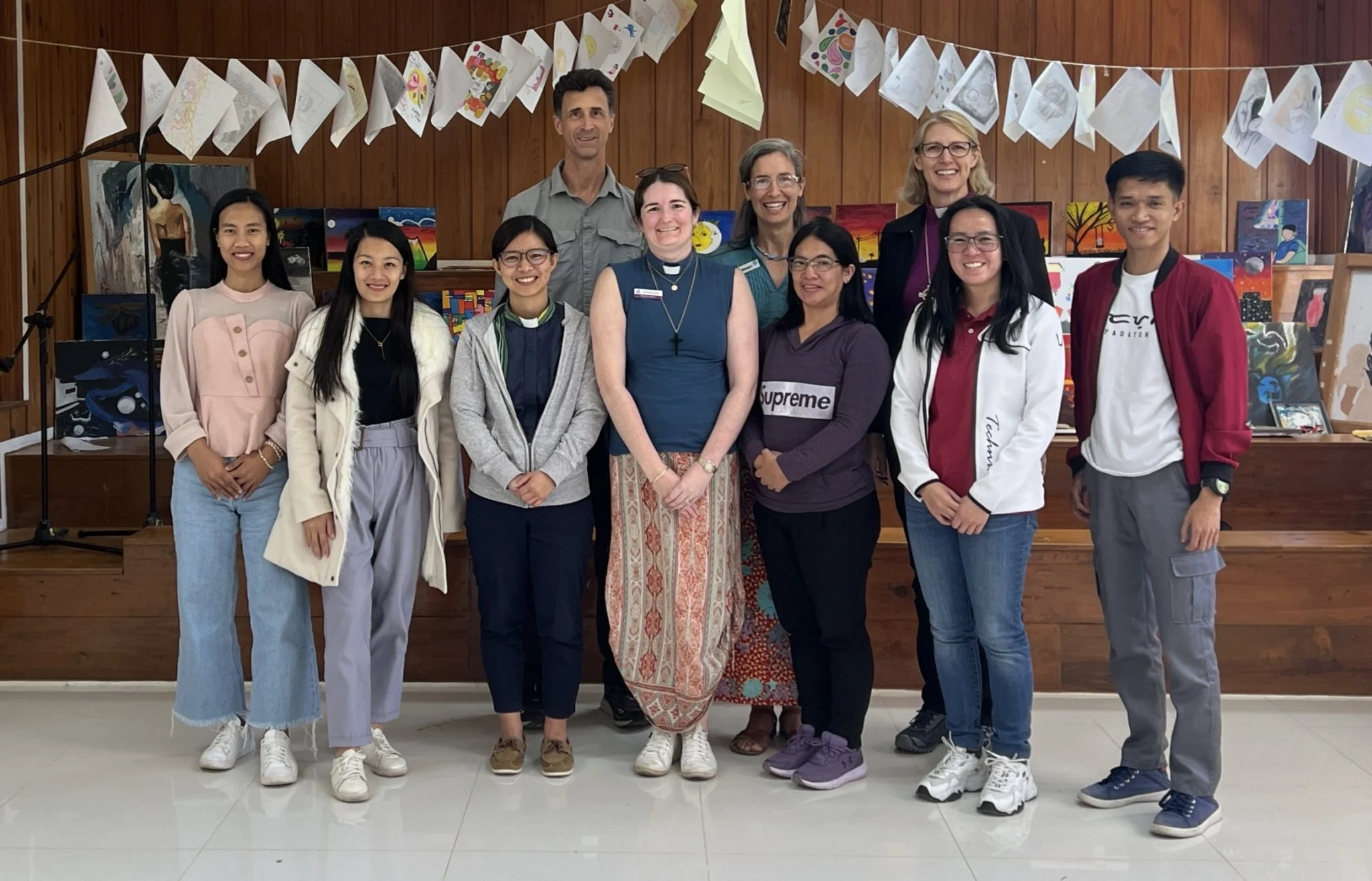 A group of senior leaders from local Anglican Schools – St Mary’s School of Sagada, All Saints Mission School in Bontoc, and St James High School, Besao – met with our visitors to share ideas and wisdom © Anglican Focus.