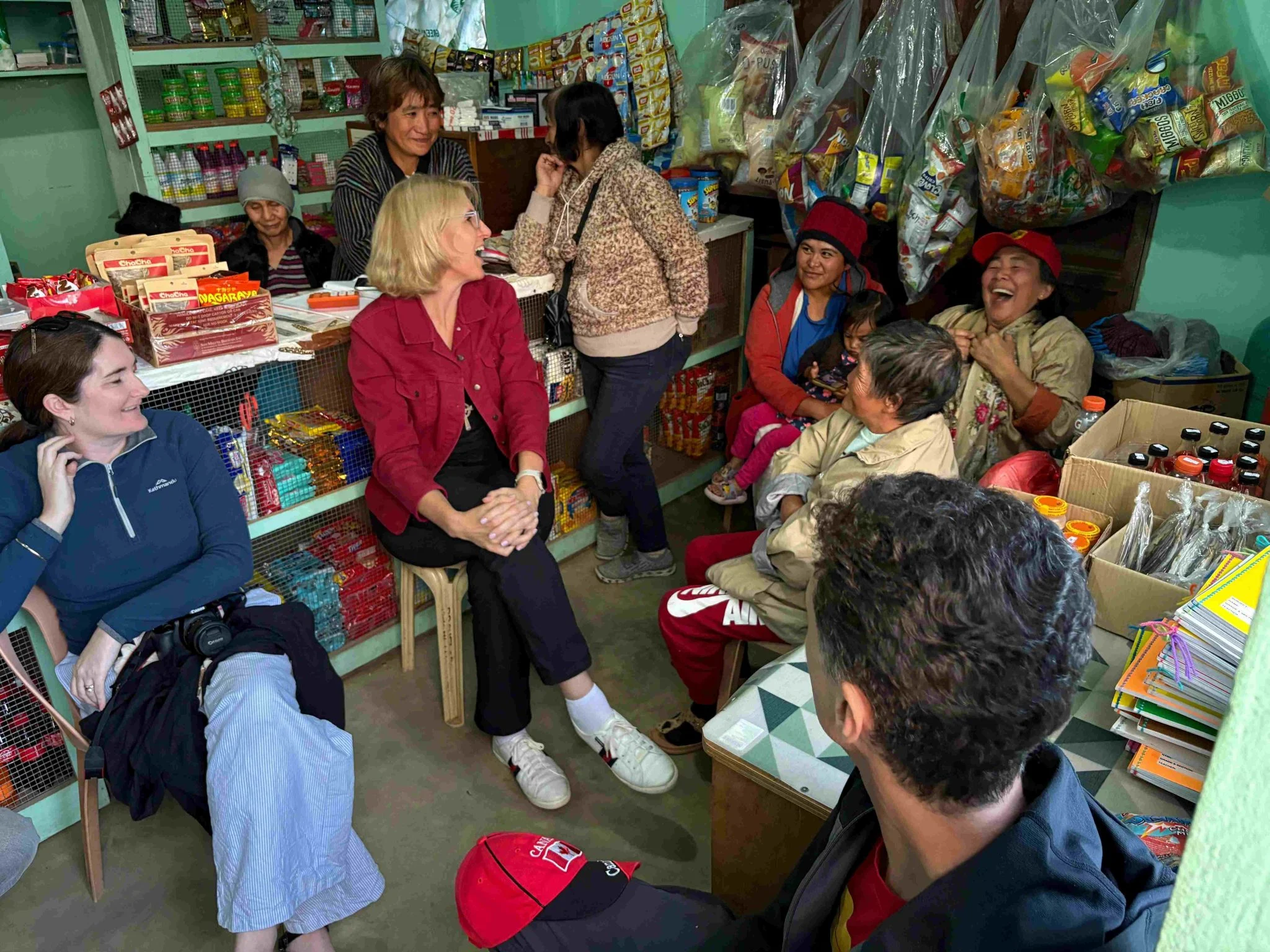 The co-operative at Natubleng has grown from 13 to 63 members in ten years, and provides livelihood stability and community support for members and the local community. Rev’d Juliana and Bishop Sarah enjoyed a good laugh with members in their local store, which was built with the assistance of ABM © Anglican Focus.