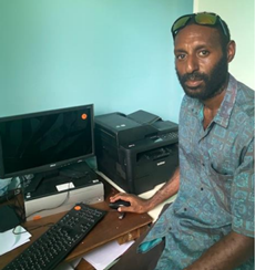 New IT Officer, Mr Blake Jim, is upgrading the ICT facilities.