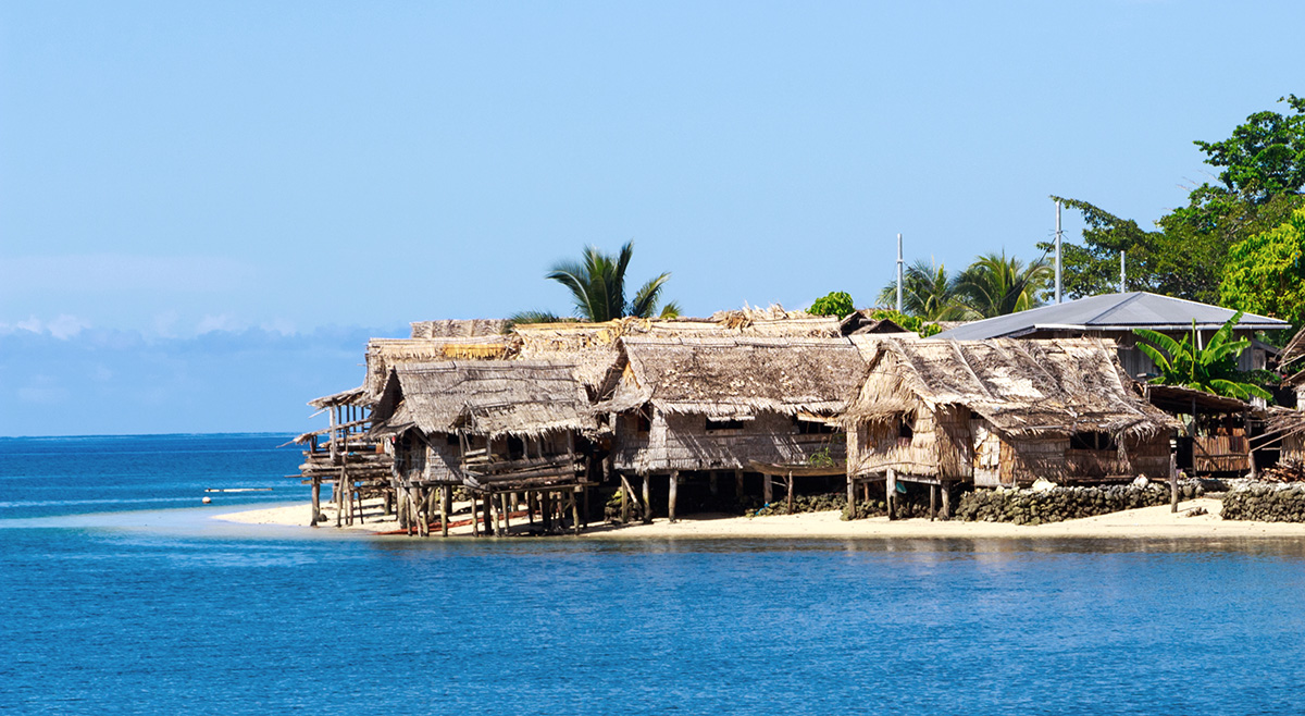 In the Solomon Islands, rising sea levels are causing loss of homes, food gardens and displacement of people.