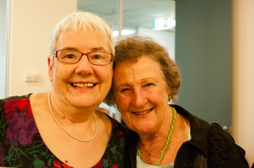 Denise on the left, alongside Moya Holle.
