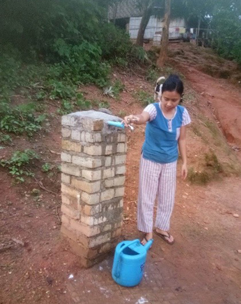 “From now on, we do not need to waste time going to draw water. We can get water any time, …and we no longer get any diseases.” In rural Myanmar, access to clean water has changed mother and farmer Daw Hla’s life for the better © CPM. Used with permission.