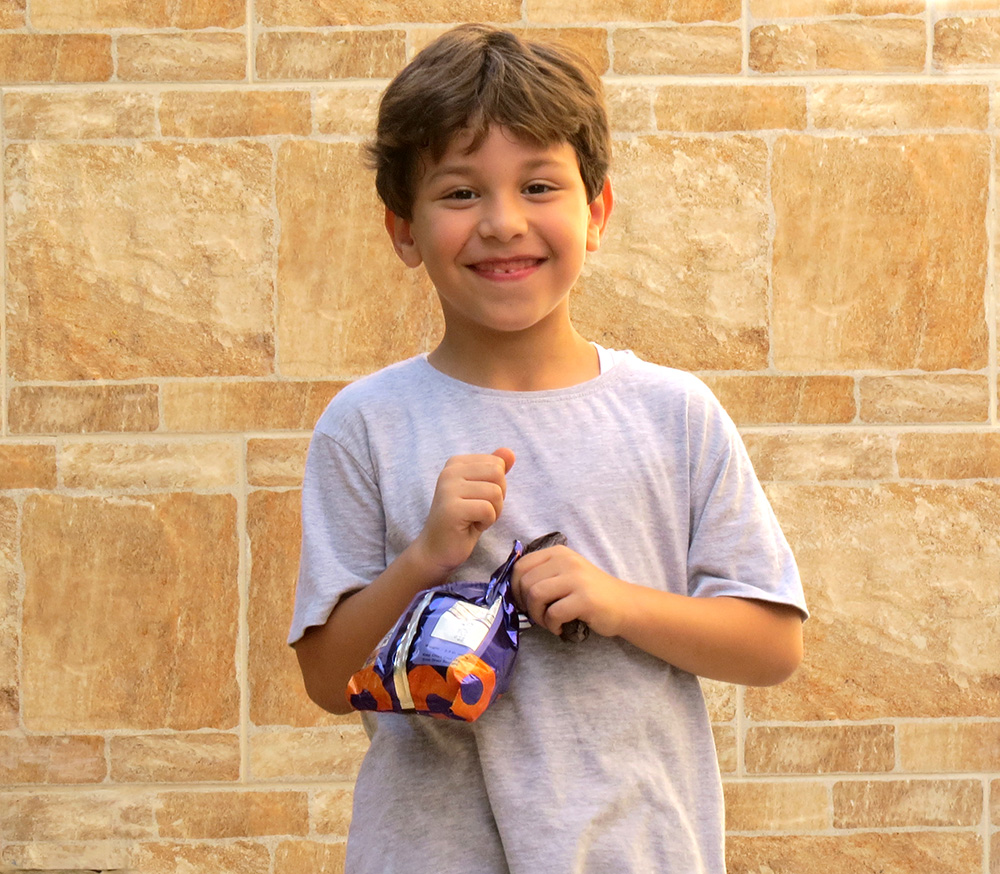 A student at Saviour School in Zarka, Jordan © AFEDJ. Used with permission.