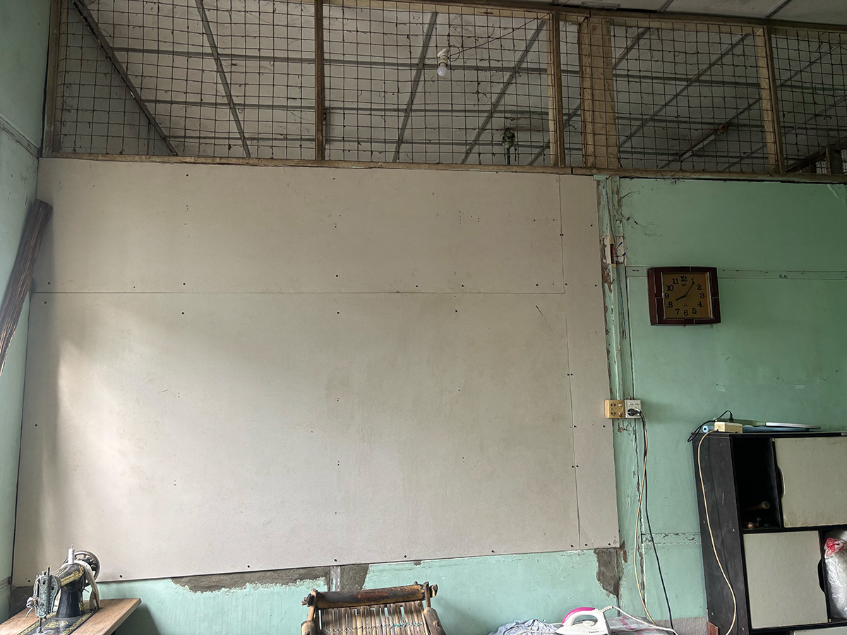 Daw Myint Myint Kyi’s home has been renovated following earthquake damage at the end of March 2025. © CPM