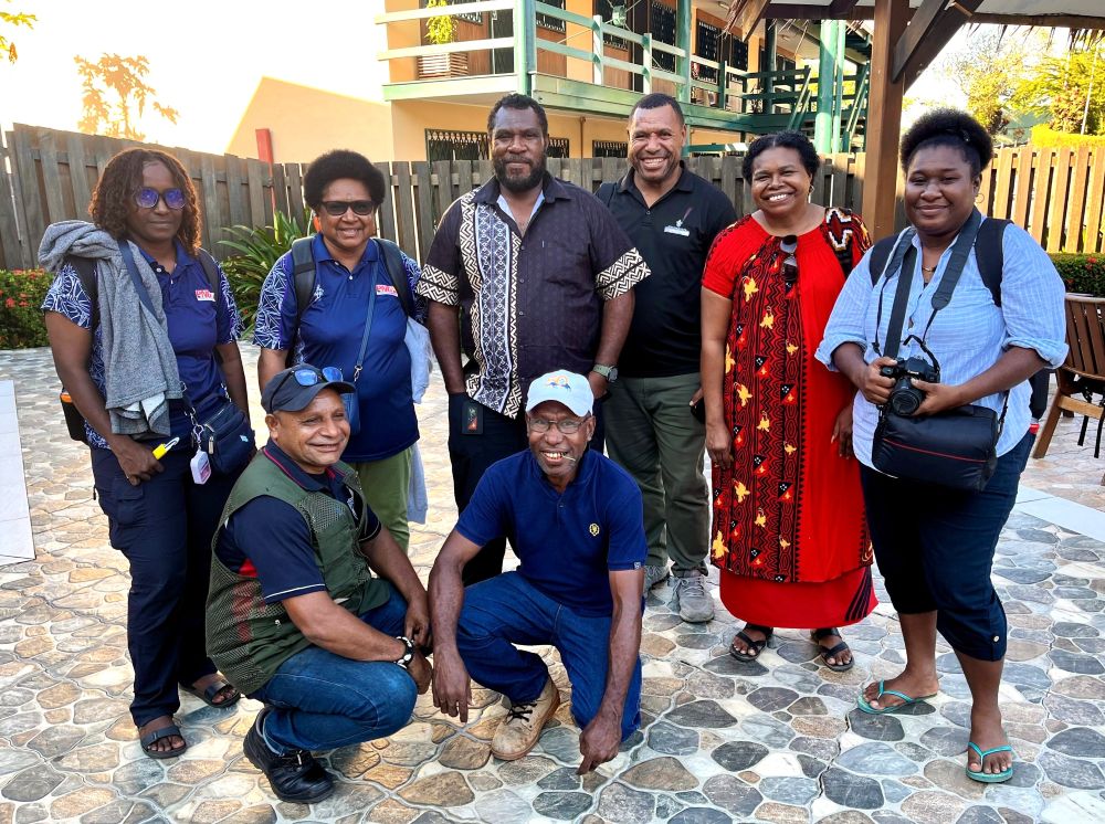 Staff from the Anglican Church of PNG's National Office and Church Partnership Program © Kate Winney, ABM AID. Used with permission.