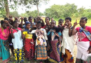 A group of young mothers in Zambia, where an ABM AID supported project is improving gender equality © ABM AID. Used with permission.
