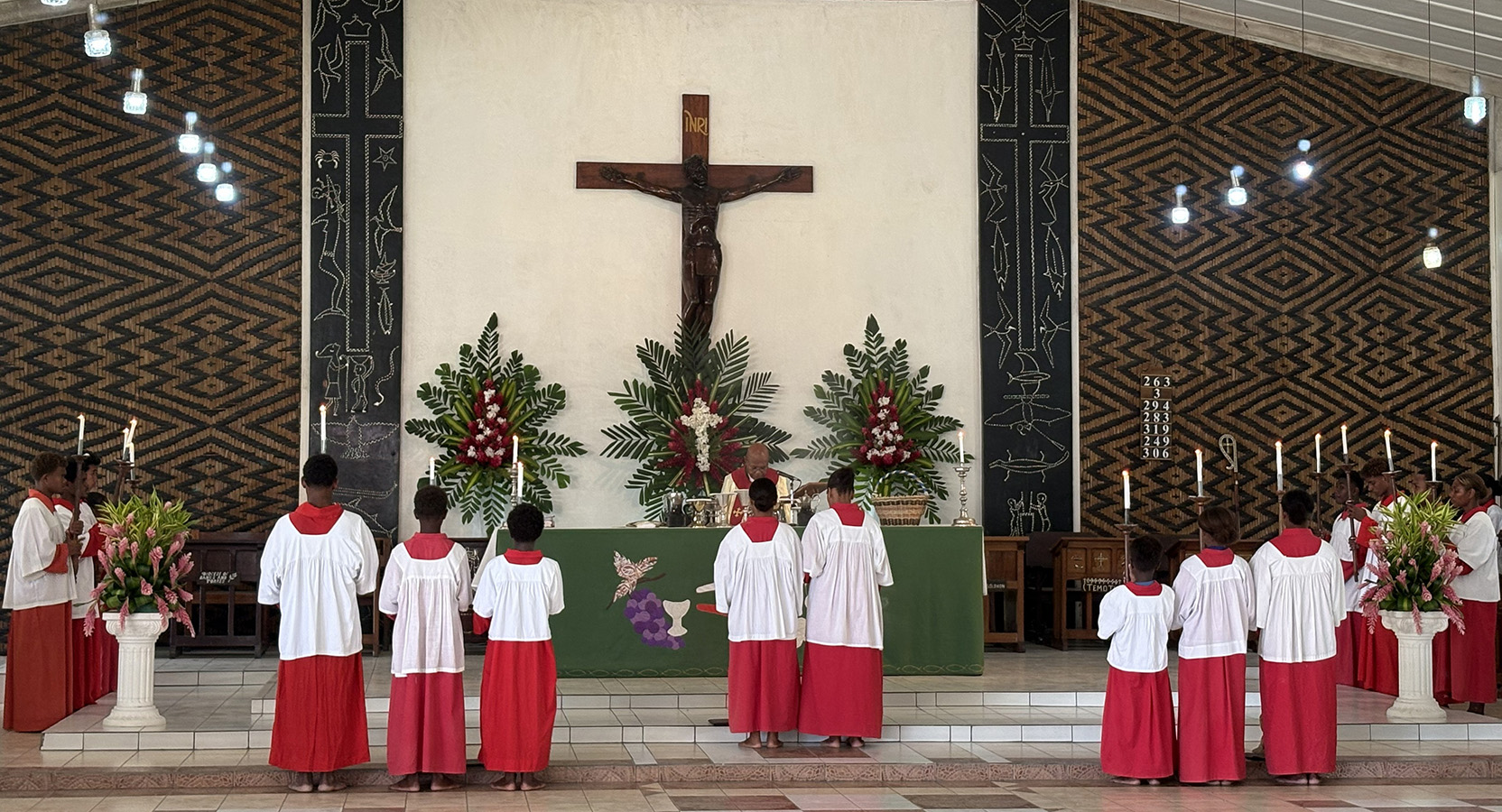Pilgrims worshipped at St Barnabas Provincial Cathedral © ABM/Meagan Schwarz